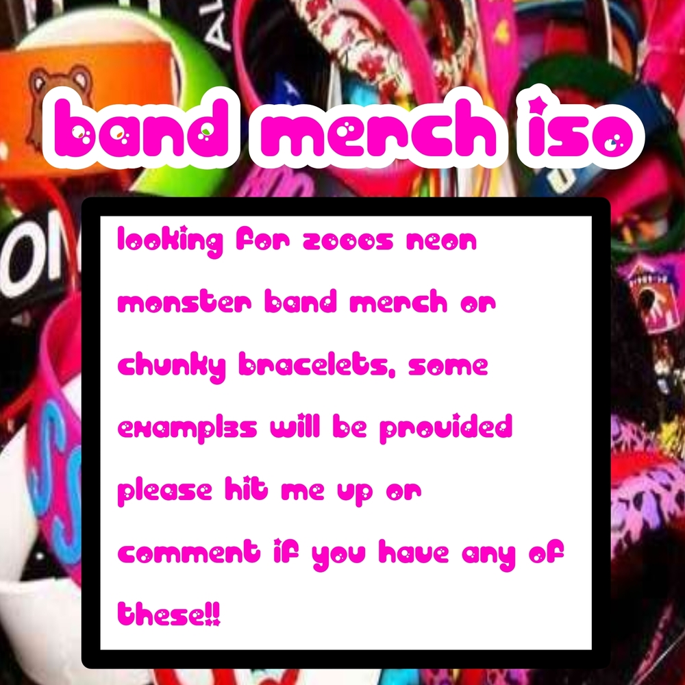 SCENE NEON MONSTER BAND SHIRT ISO! ☆☆☆